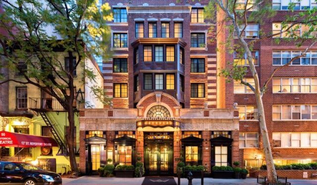 exterior shot of the greenwich village walker hotel
